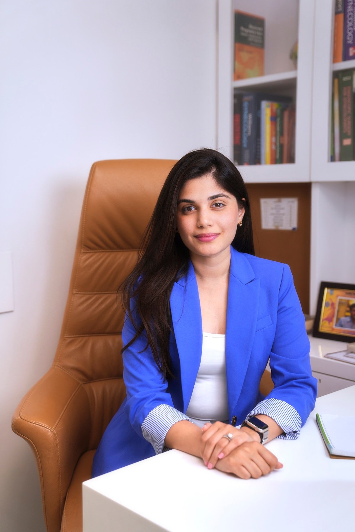 Dr. Aishwarya in her consultation room