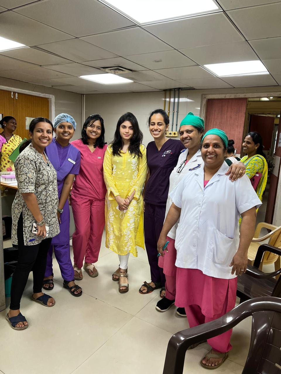 Cervical cancer screening camp